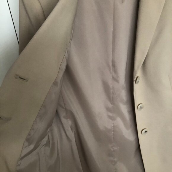NWT*TAHARI BEIGE/SAND*FITTED*LINED JACKET BLAZER*Sz 6*$398*NEW - Picture 6 of 11